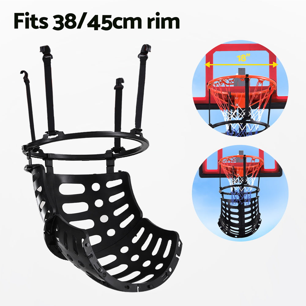 360° Basketball Hoop with Ball Return System - Perfect for Shooting & Dribbling Drills
