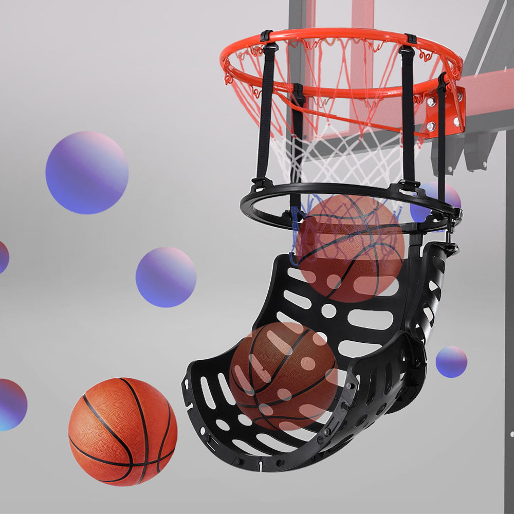 360° Basketball Hoop with Ball Return System - Perfect for Shooting & Dribbling Drills