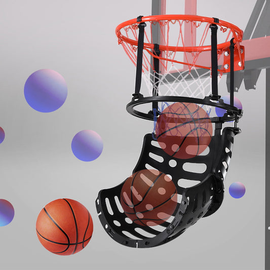 360° Basketball Hoop with Ball Return System - Perfect for Shooting & Dribbling Drills
